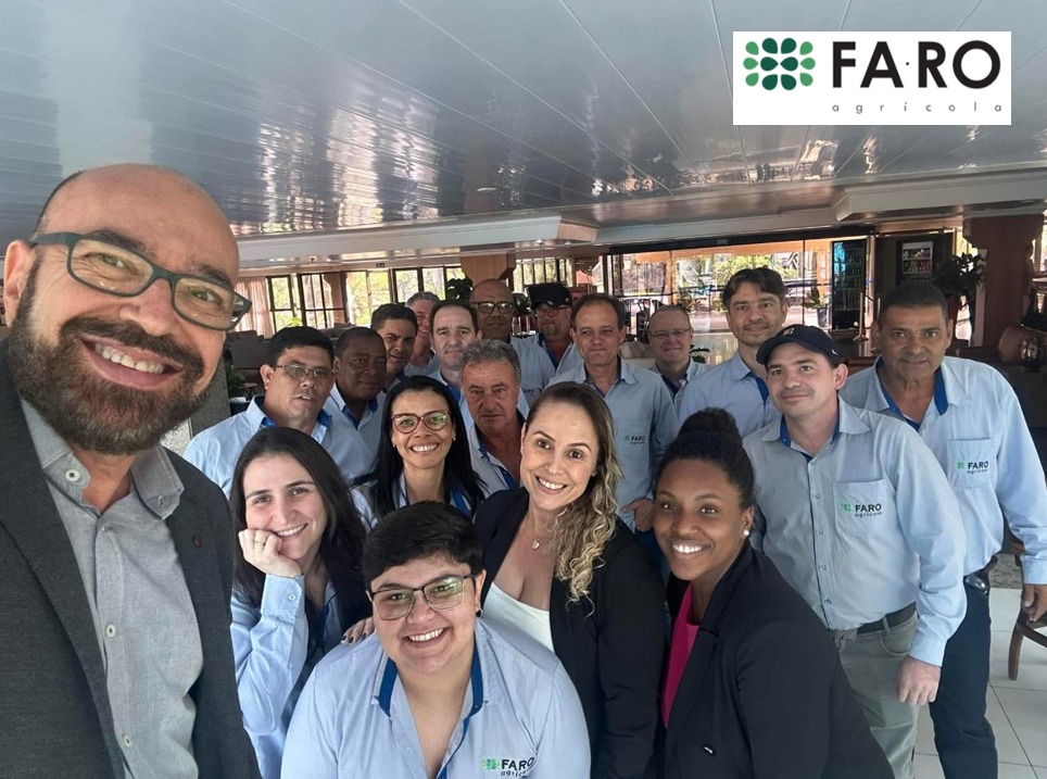 Equipe Faro Agrícola em treinamento com William Paganelli